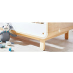 Babyseng og stellekommode Round bred 70x140 cm montert visning
