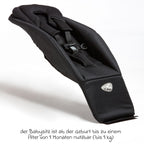 Babysete Velobaby til Velo 2 bakside svart