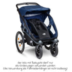 Babysete Velobaby til Velo 2 sele lukket svart