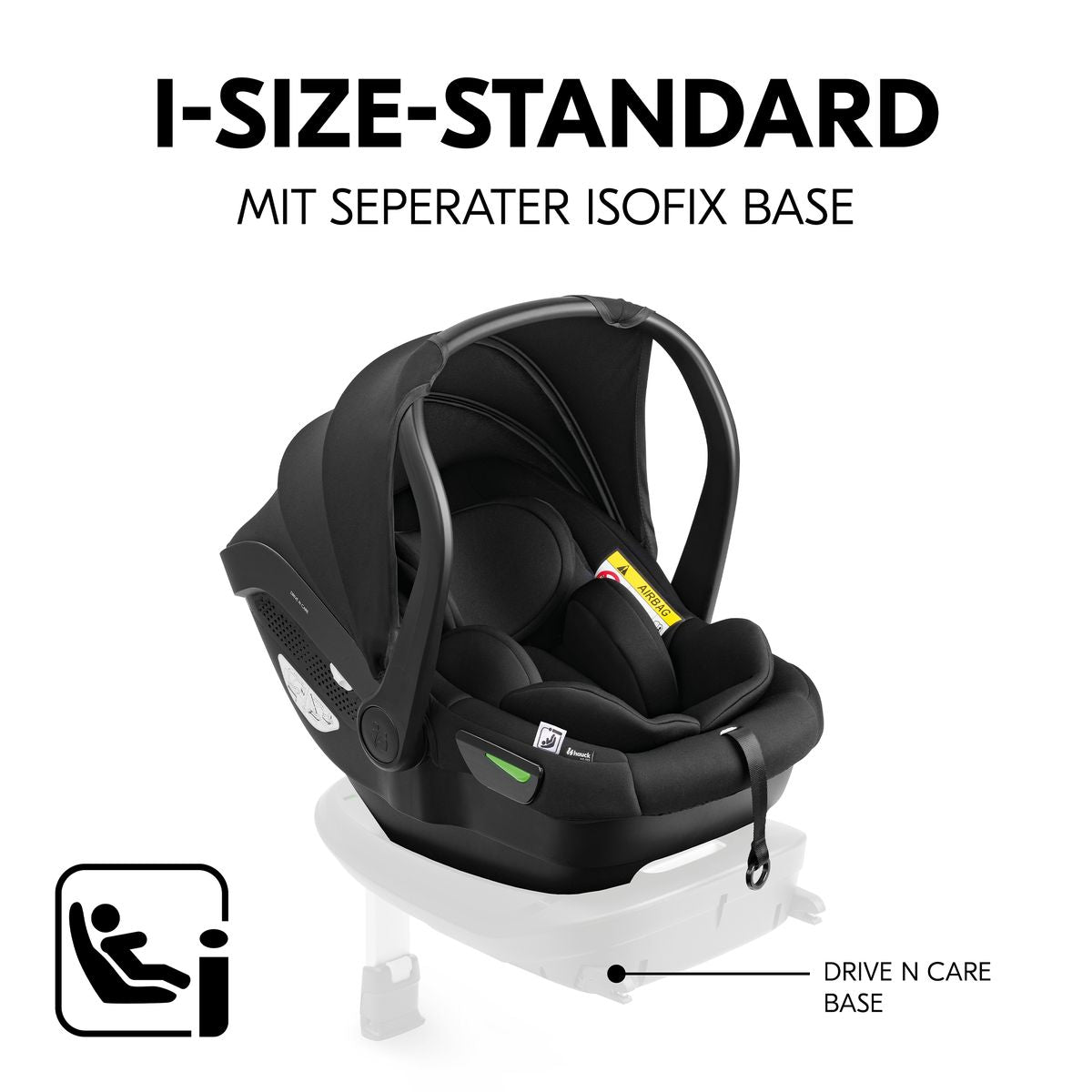 Babystol Drive N Care i-Size med avtakbart trekk