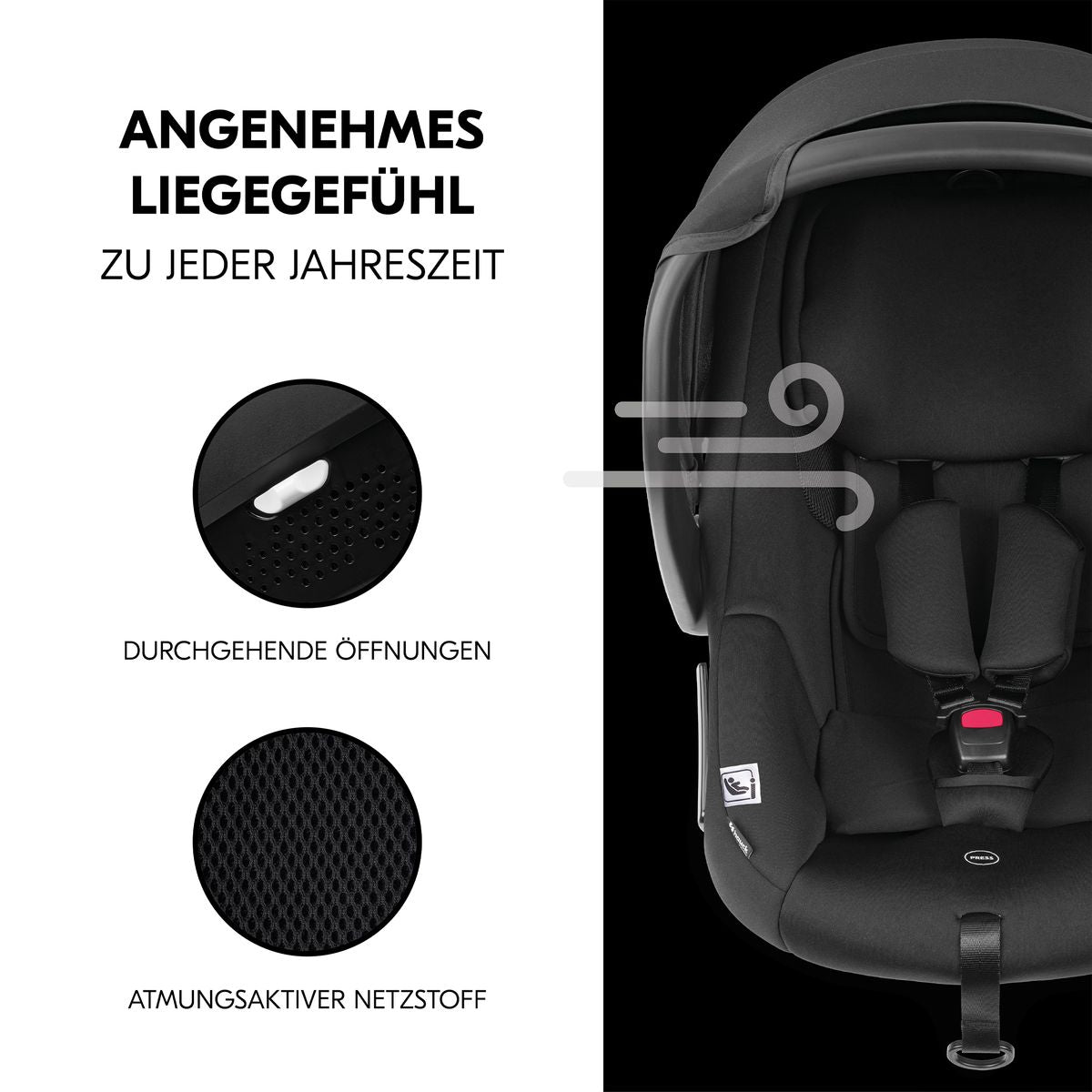 Babystol Drive N Care i-Size med Isofix-base