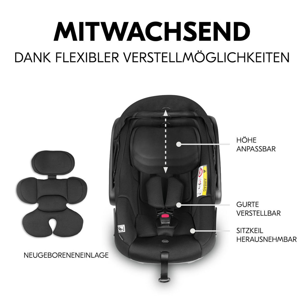 Montert Babystol Drive N Care i-Size i bil