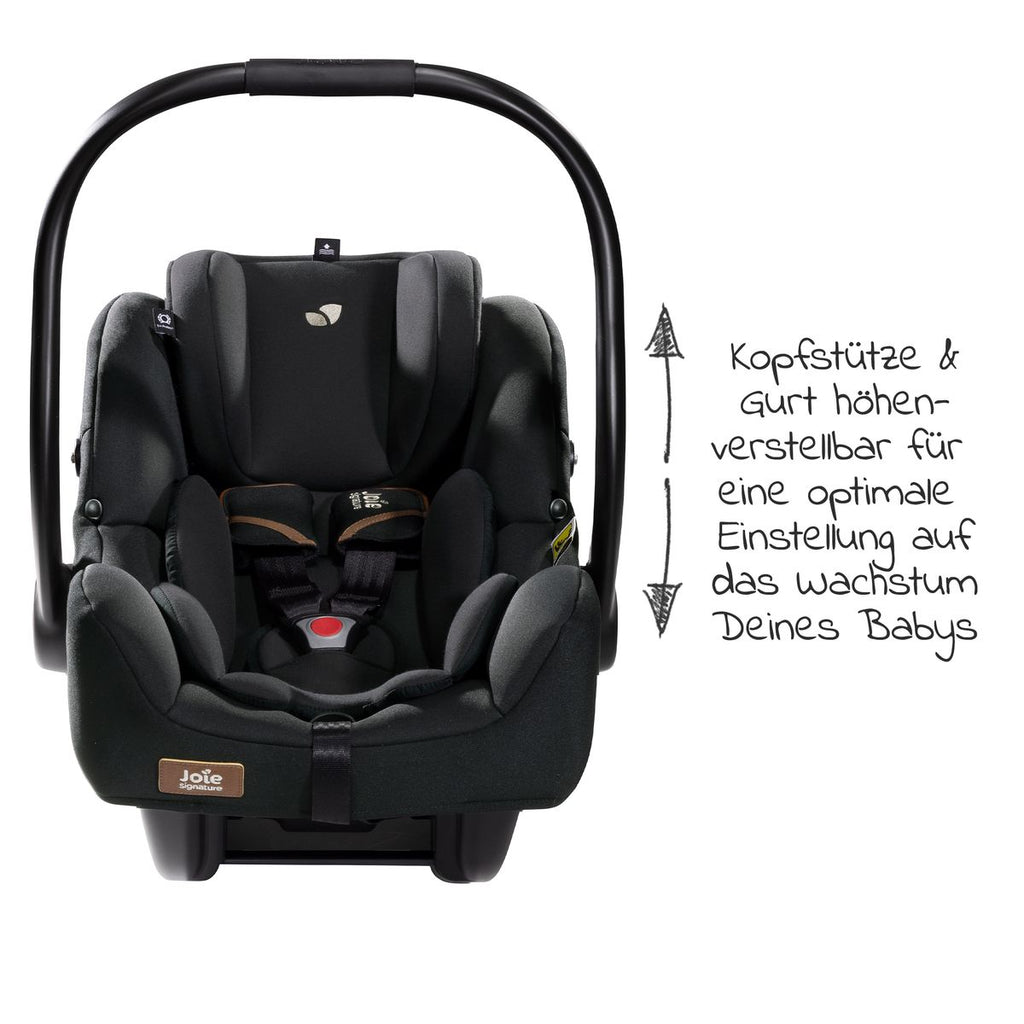 Babystol i-Jemini i-Size fra fødsel til 13 kg - Joie Signature i bruk i barnevogn