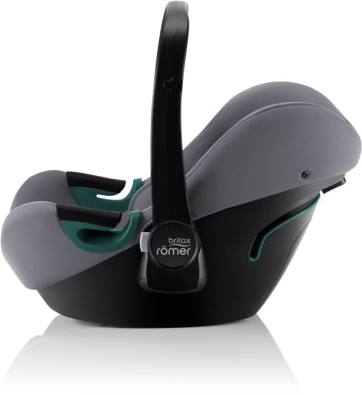 Babystol i-Size fra fødsel til 15 mnd Frost Grey - Britax Römer Baby Safe 3 med justerbar hodestøtte