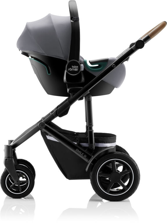 Babystol i-Size fra fødsel til 15 mnd Frost Grey - Britax Römer Baby Safe 3 sikkerhetsdetalj