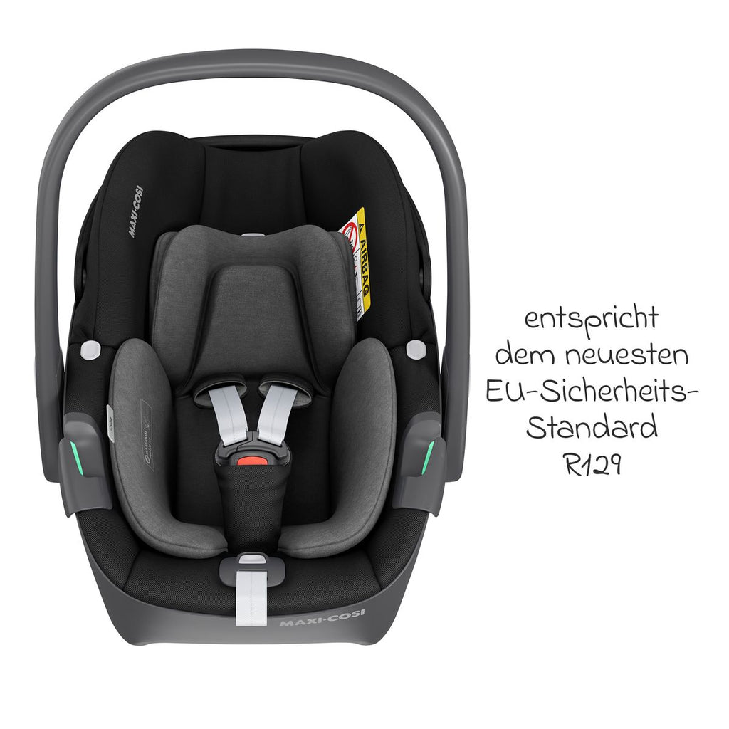 Babystol Pebble 360 i-Size dreibar montert i bil