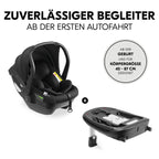 Babystol-sett Drive N Care i-Size 40-87 cm med mykt innleggspute