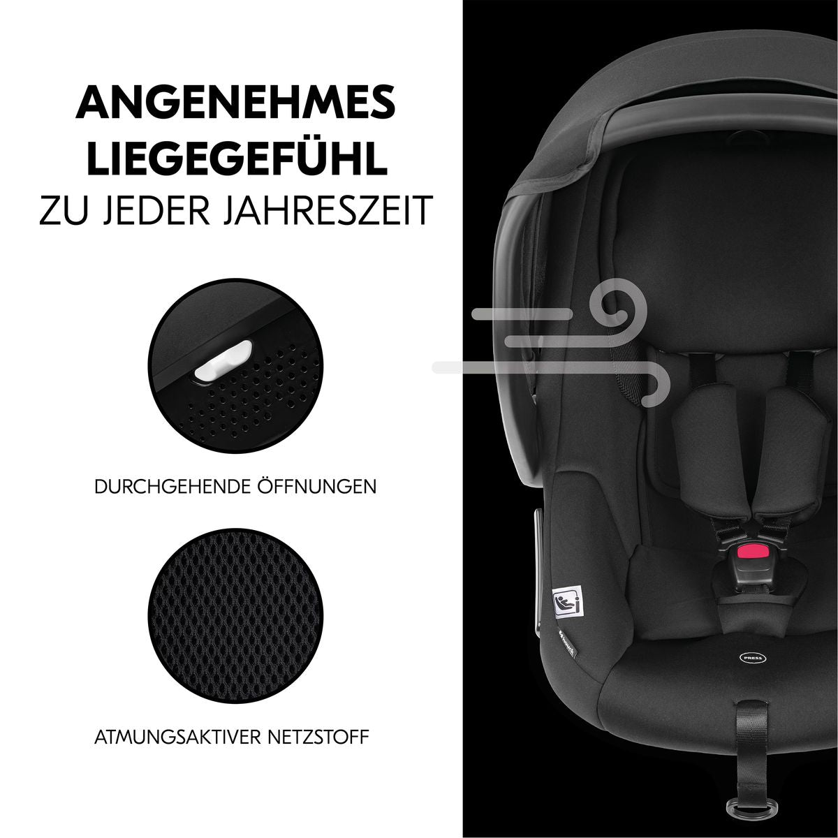 Babystol-sett Drive N Care i-Size 40-87 cm med aktivitetsleker