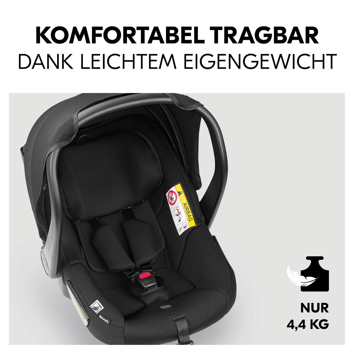Babystol-sett Drive N Care i-Size 40-87 cm med enkel bæring