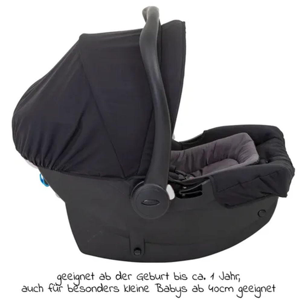 Babystol SnugEssentials i-Size 40-75 cm 3,66 kg svart bakside