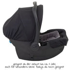 Babystol SnugEssentials i-Size 40-75 cm 3,66 kg svart bakside