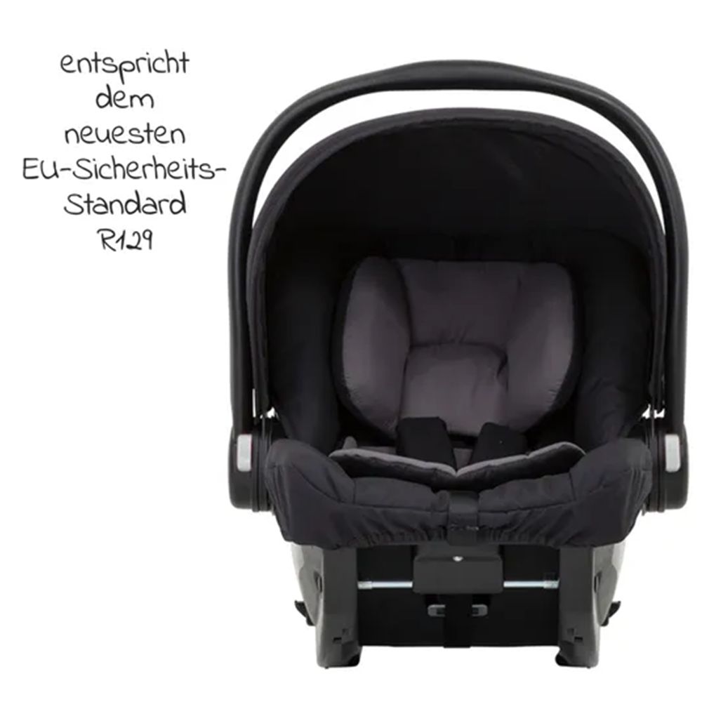 Babystol SnugEssentials i-Size 40-75 cm 3,66 kg svart detalj av sele