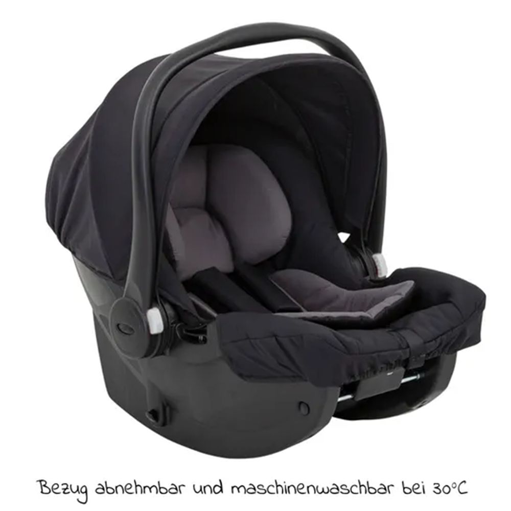 Babystol SnugEssentials i-Size 40-75 cm 3,66 kg svart polstring