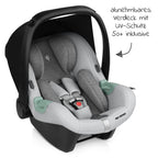 Babystol Tulip i-Size gruppe 0+ bakside og monteringsdetaljer