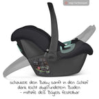 Babystol Tulip i-Size gruppe 0+ detalj av sidekollisjonsbeskyttelse