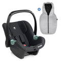 Babystol Tulip i-Size 45-85 cm med fotpose og solkalesje forfra