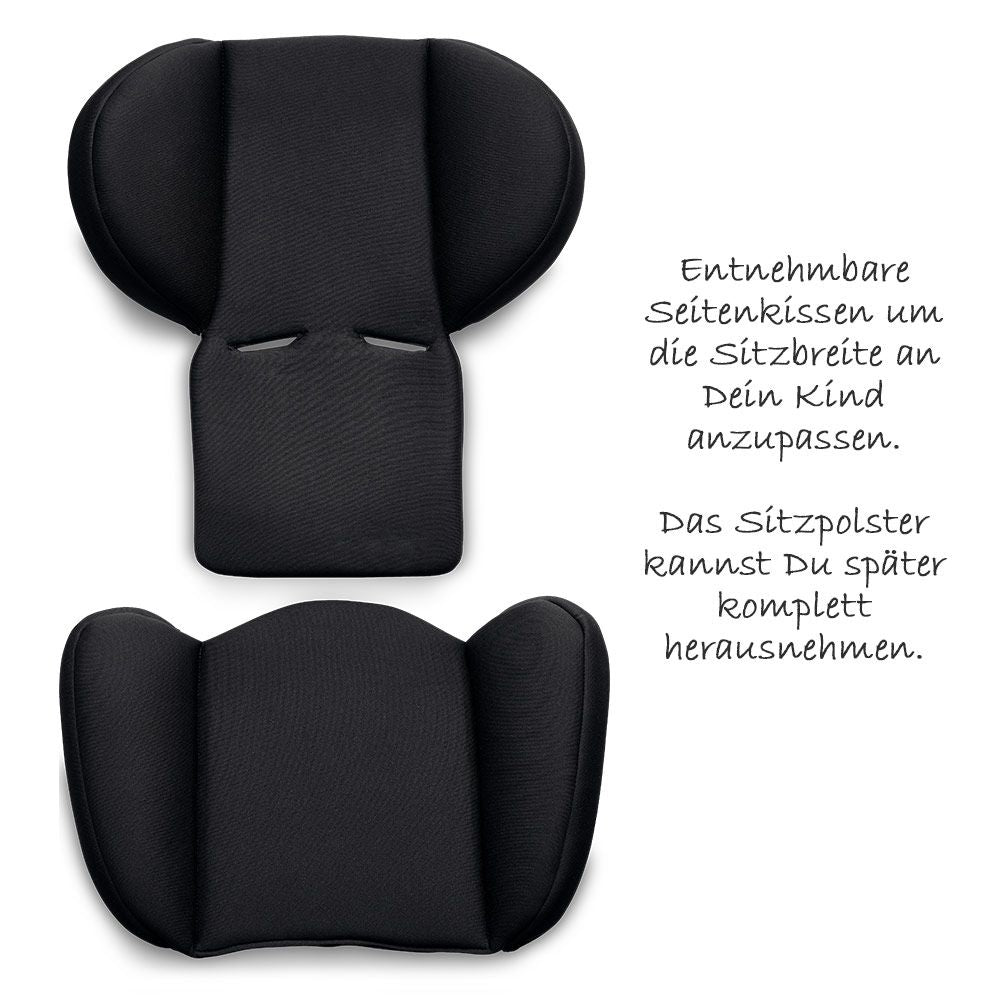 Babystol Tulip i-Size gruppe 0+ Black med solskjerm