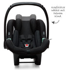 Babystol Tulip i-Size gruppe 0+ Black og ISOFIX-base
