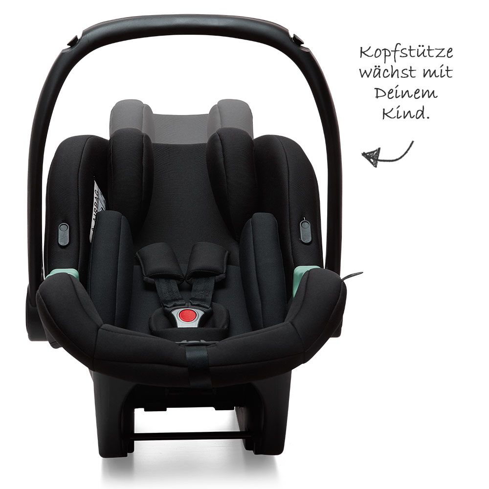 Babystol Tulip i-Size gruppe 0+ Black og ISOFIX-base