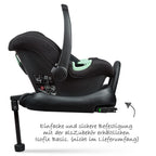 Babystol Tulip i-Size gruppe 0+ Black justerbar hodestøtte