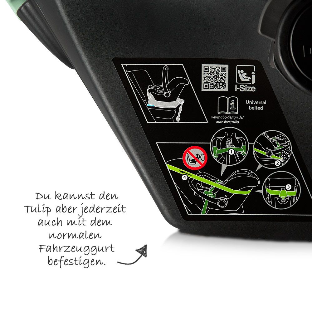 Babystol Tulip i-Size gruppe 0+ Street bruk i travelsystem
