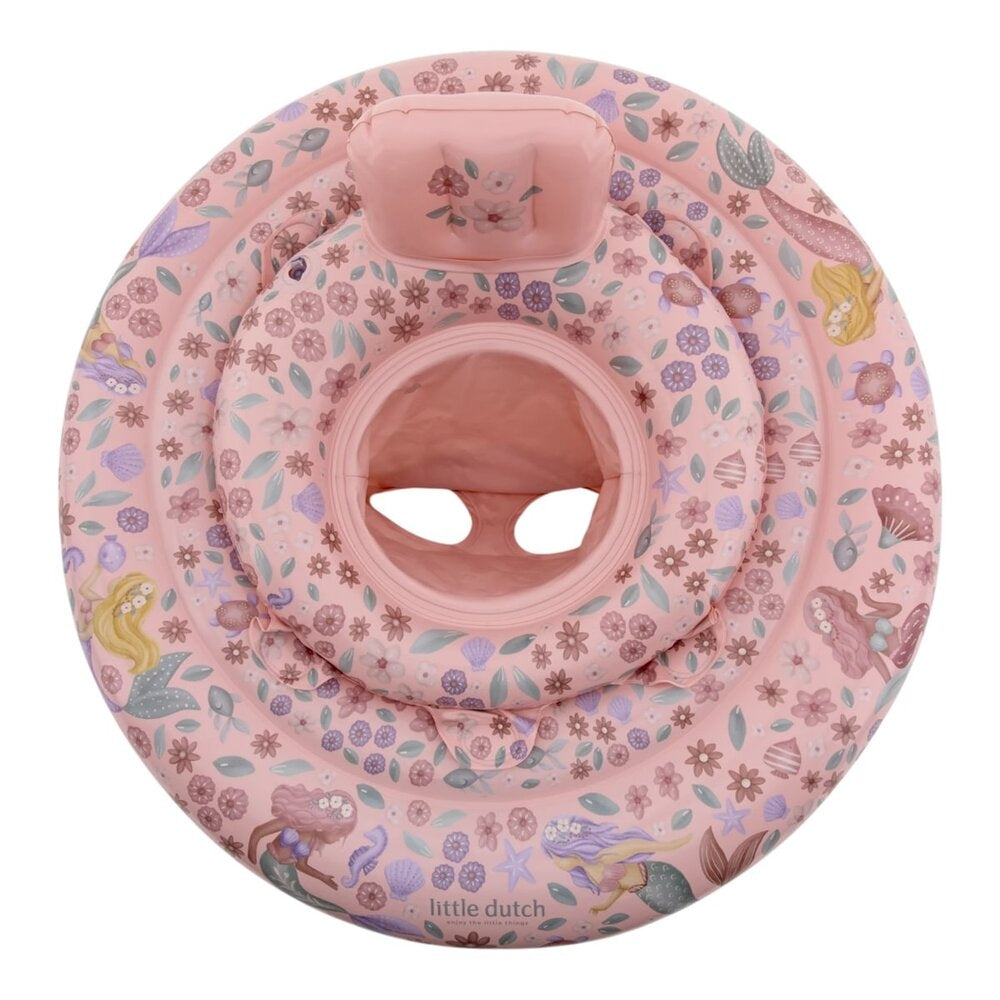 Babysvømmering Dreamy Mermaid 6-12 mnd 67 cm bakside