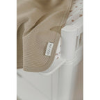 Babyteppe 75x100 cm 0.5 TOG med bomull montert i barneseng