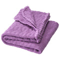 Babyteppe i merinoull 80x100 cm syrinlilla Disana, mykt og varmt teppe for baby