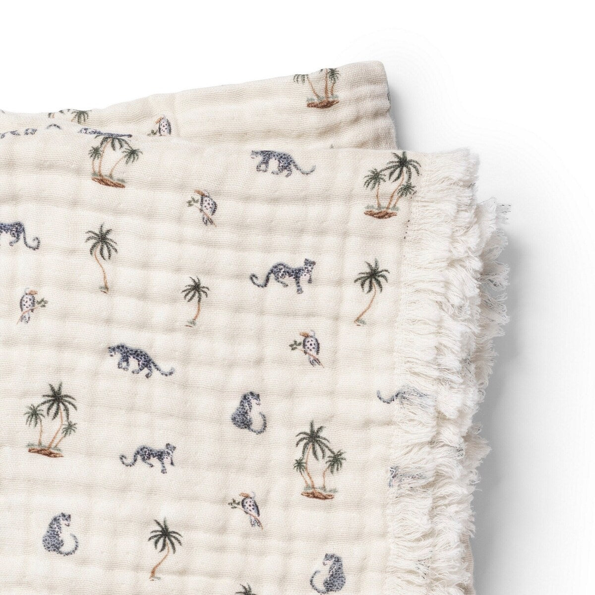Babyteppe bomull 75x100 cm Garden Leo's Resort Oeko-Tex forfra