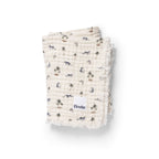 Babyteppe bomull 75x100 cm Garden Leo's Resort Oeko-Tex bakside