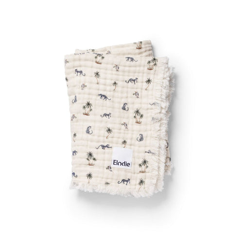 Babyteppe bomull 75x100 cm Garden Leo's Resort Oeko-Tex bakside