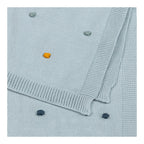 Babyteppe Dots strikket bomull 80x100 cm - BORNINO HOME