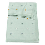 Babyteppe Dots strikket bomull 80x100 cm - BORNINO HOME
