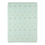 Babyteppe Dots strikket bomull 80x100 cm - BORNINO HOME