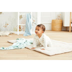 Babyteppe Dots strikket bomull 80x100 cm - BORNINO HOME