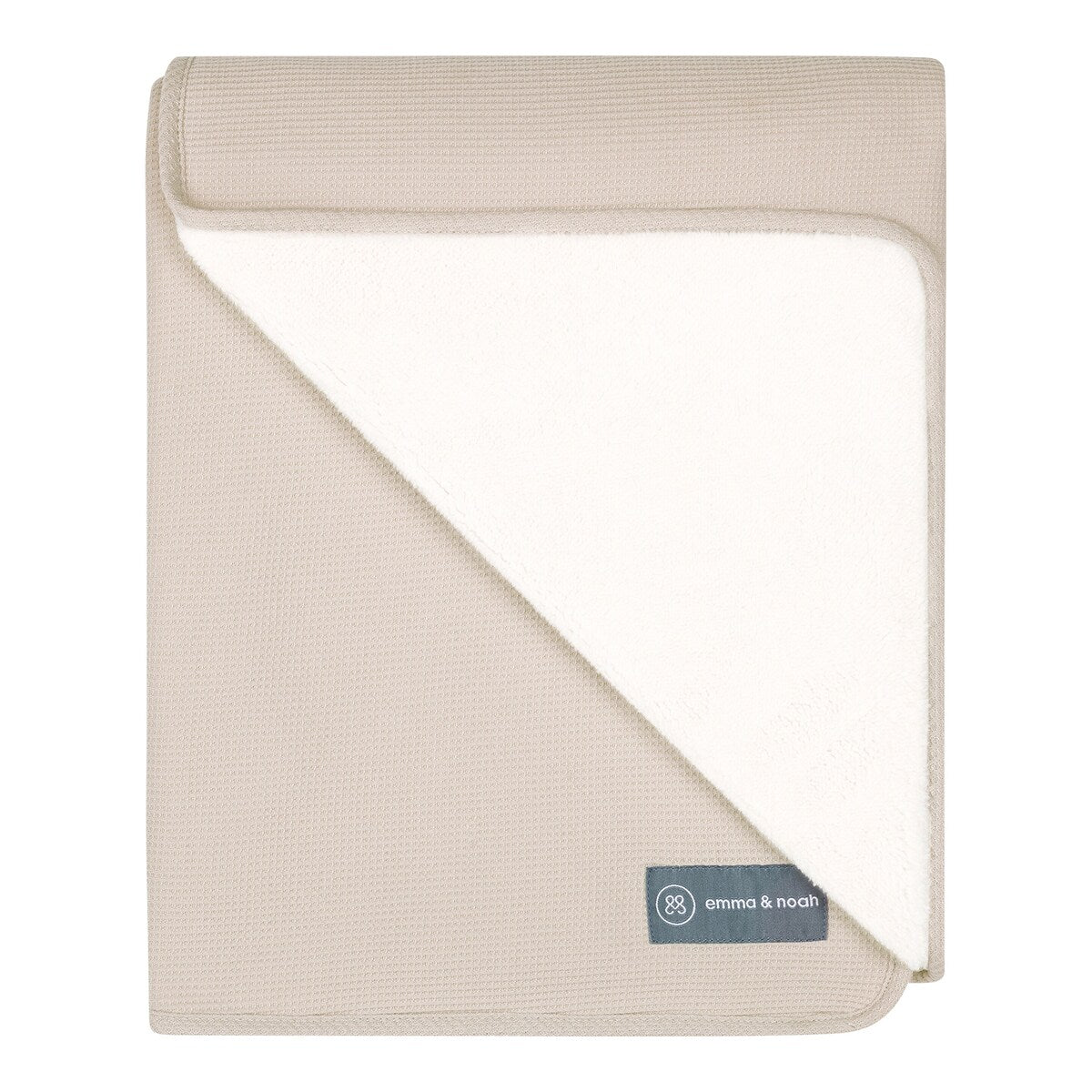 Babyteppe Essential Winter økologisk bomull 75 x 95 cm forfra