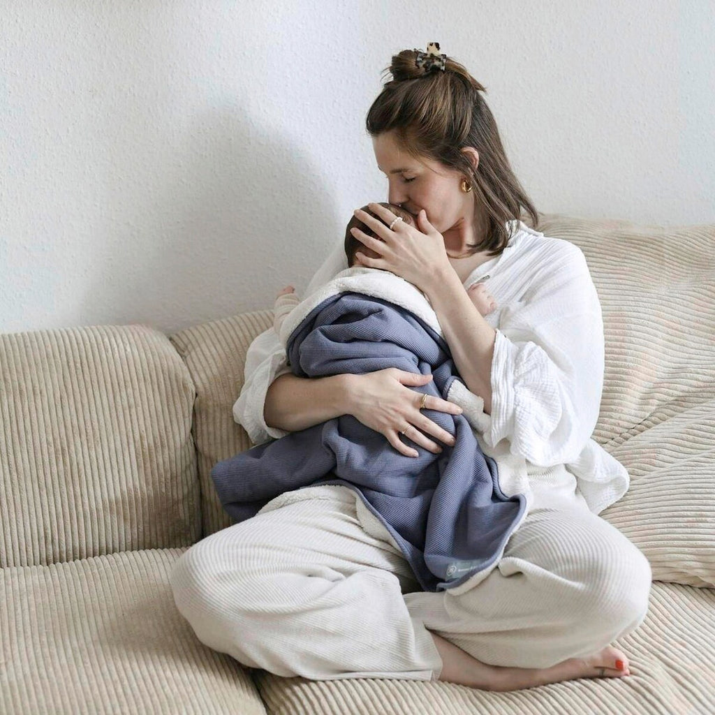 Babyteppe Essential Winter økologisk bomull 75 x 95 cm - emma & noah