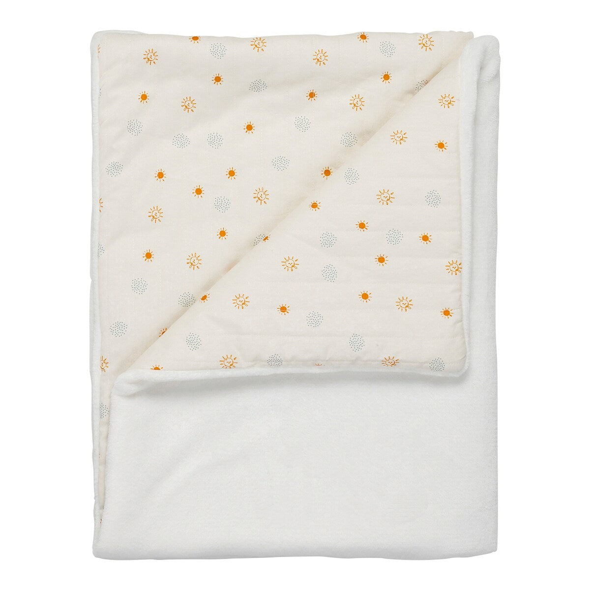 Babyteppe Felix & Leo bomullsblanding 75x100 cm bakside