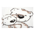 Babyteppe i mikrofiberplysj 75x100 cm bakside
