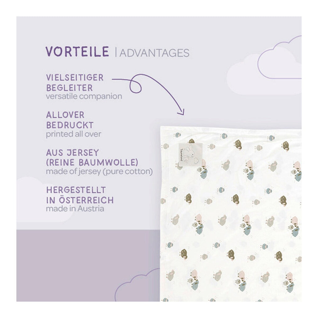 Babyteppe jersey 75x100 cm bomull - Träumeland