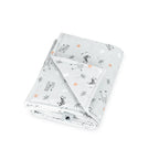 Babyteppe jersey fôret 70x100 cm savanne grå OEKO-TEX - Zöllner forfra