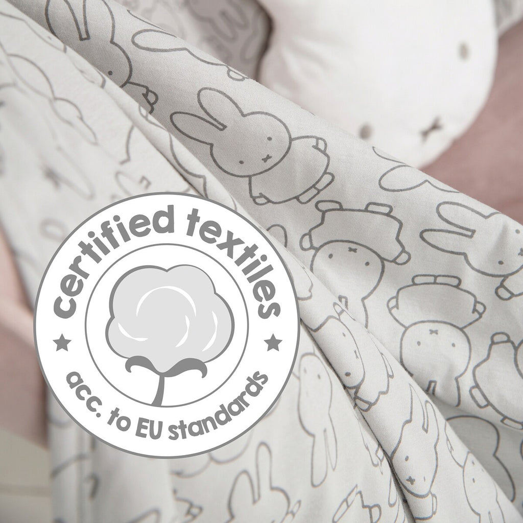 Babyteppe i jersey Miffy 100 % bomull - roba