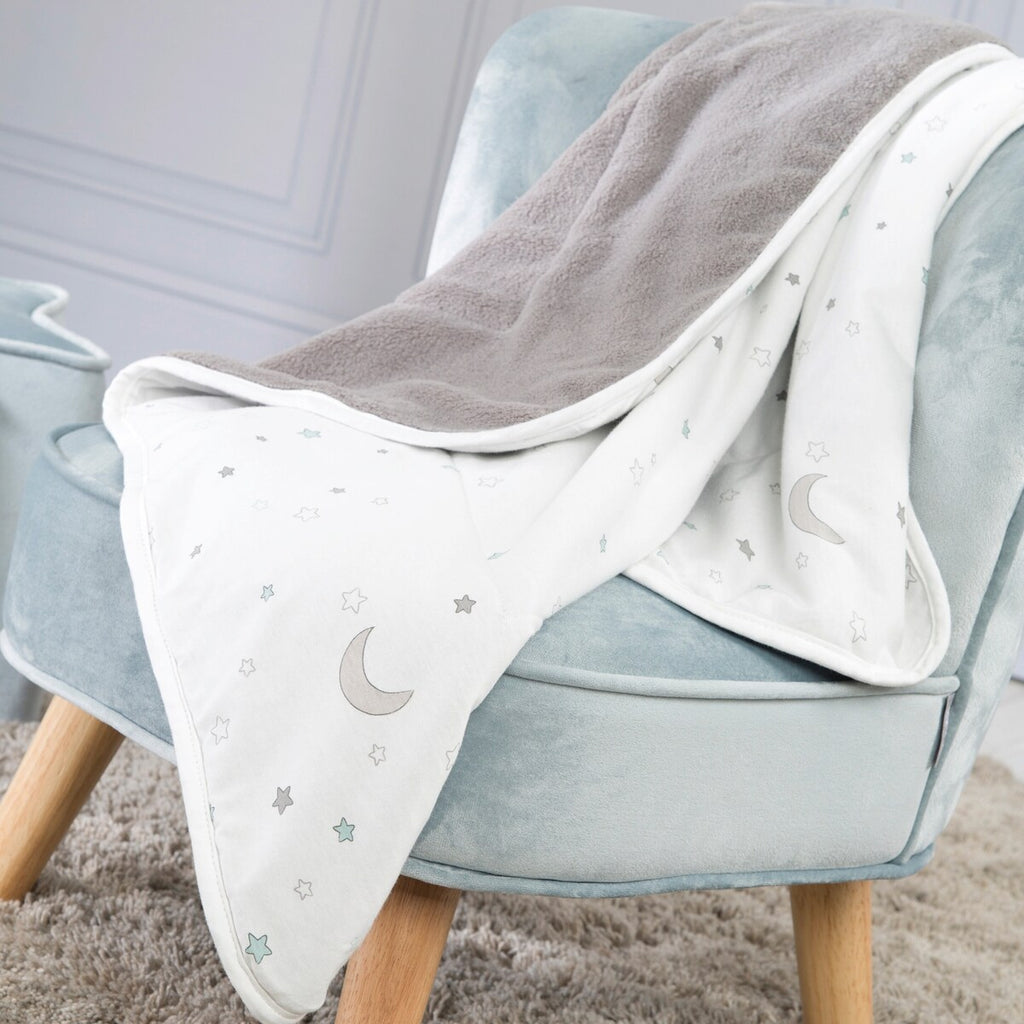 Babyteppe i jersey Sternenzauber 100 % bomull bakside