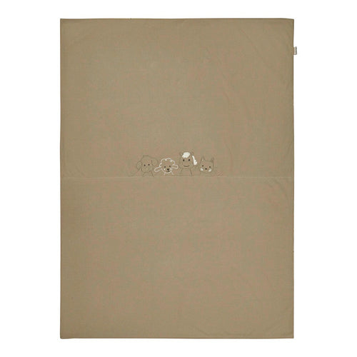 babyteppe jersey vaffelstruktur bomullsblanding 75x100 cm forfra