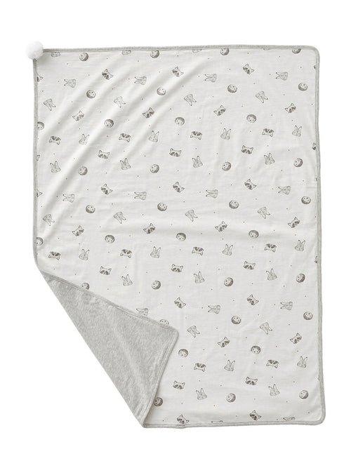 Babyteppe KLEINE FREUNDE 75x100 cm økologisk bomull bakside med mønster