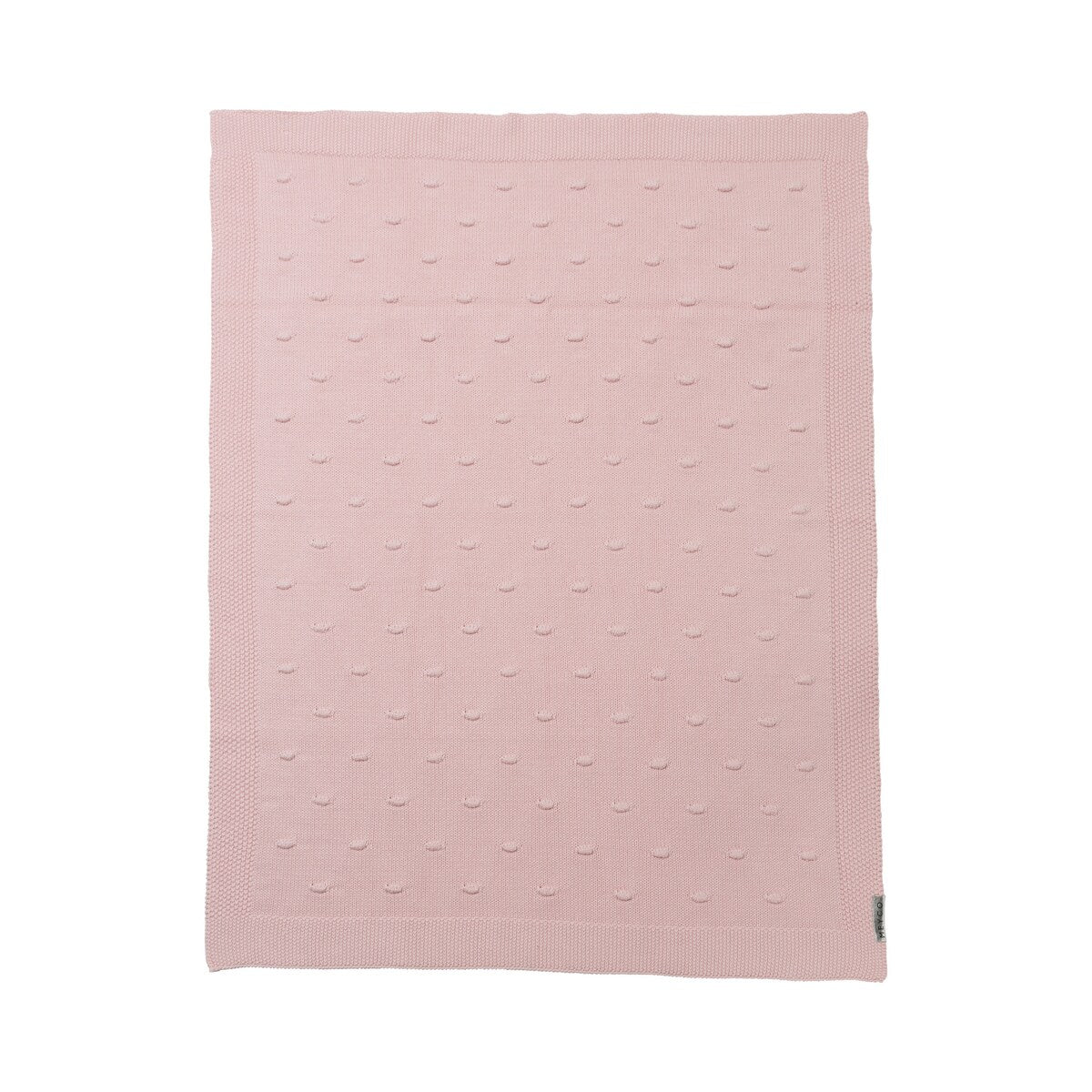 Babyteppe Knots strikket 75x100 cm 1.0 TOG bomull bakside
