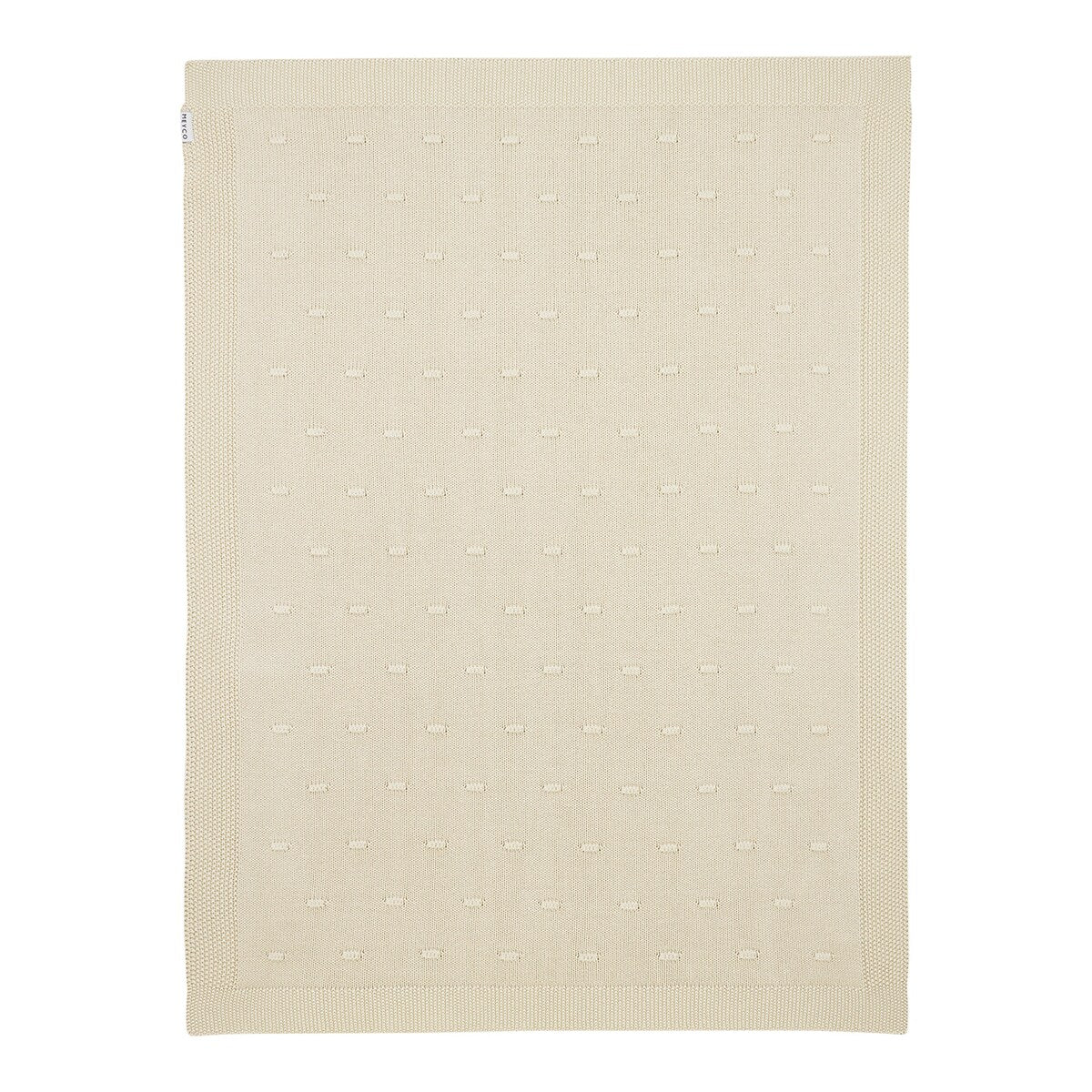 Babyteppe Knots strikket 75x100 cm 1.0 TOG bomull - Meyco Baby