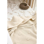 Babyteppe Knots strikket 75x100 cm 1.0 TOG bomull - Meyco Baby