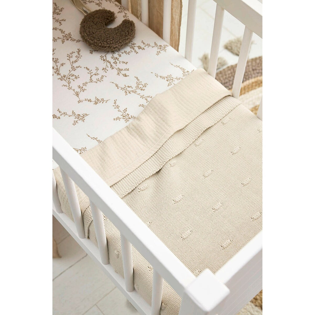 Babyteppe Knots strikket 75x100 cm 1.0 TOG bomull - Meyco Baby