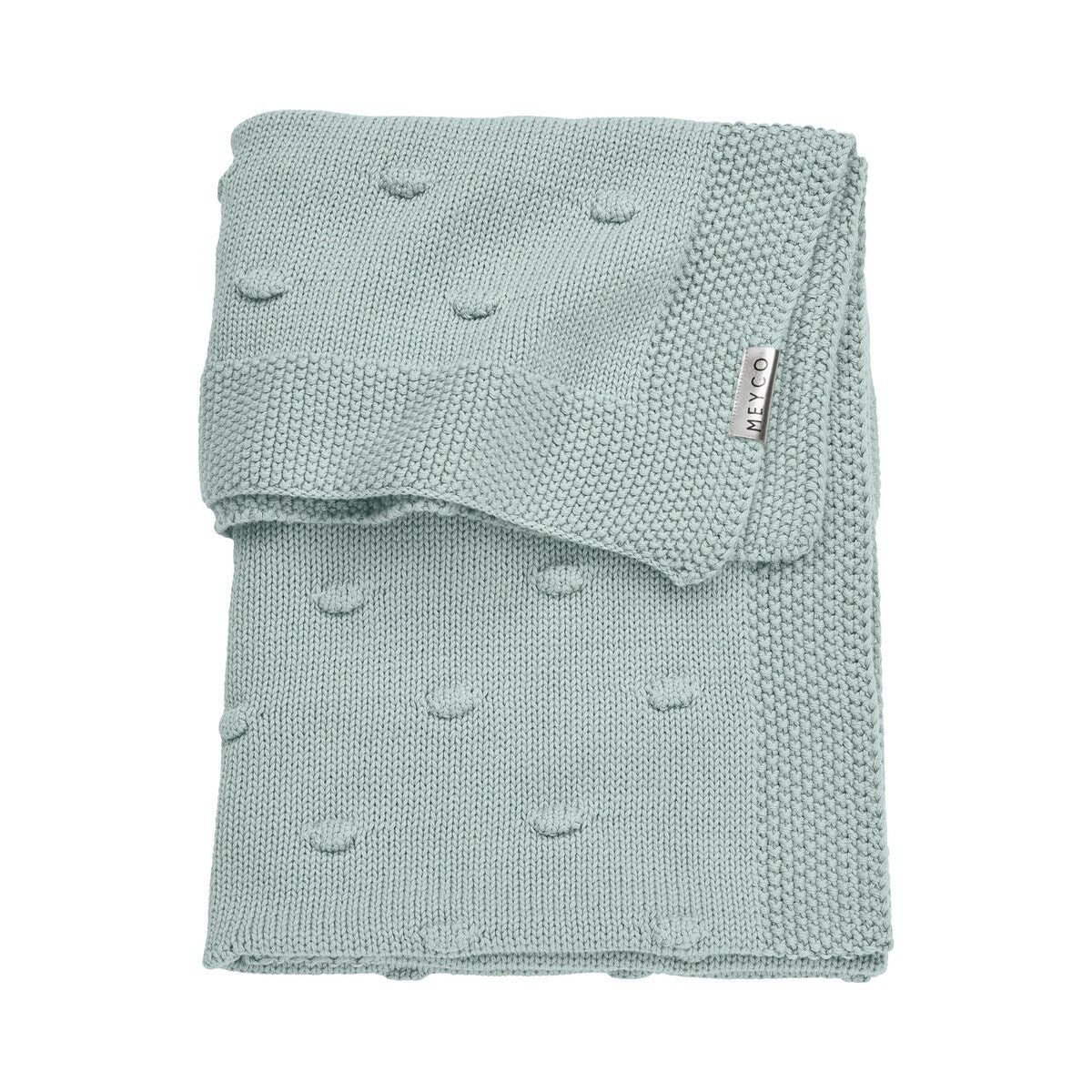 Babyteppe Knots strikket 75x100 cm 1.0 TOG bomull - Meyco Baby